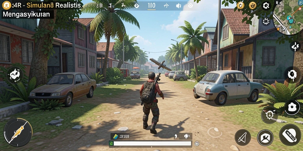 Tampilan menarik dari gameplay 34R yang menunjukkan pengalaman simulasi.