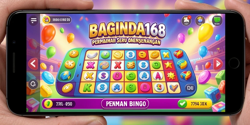 Screenshot gameplay BAGINDA168 dengan tampilan Bingo yang menarik.