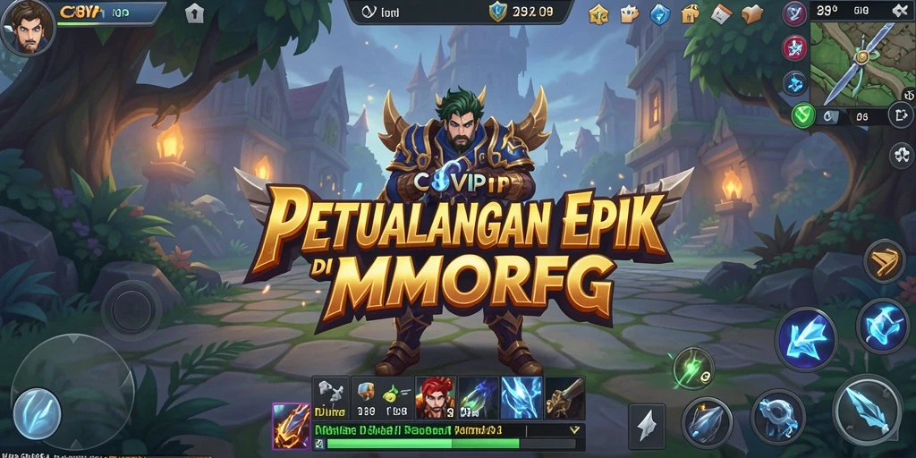 Tangkapan layar gameplay epik di C8VIP, menunjukkan pertarungan seru.