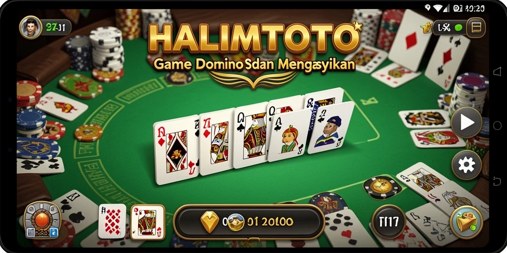 Tampilan gameplay HALIMTOTO yang seru dan penuh strategi.