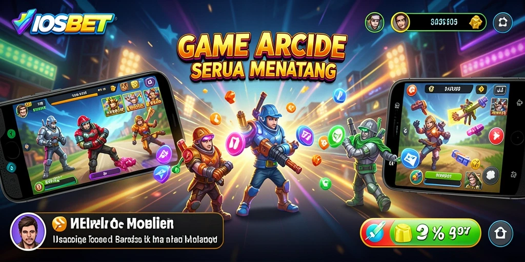 Tampilan gameplay seru dan mendebarkan dari IOSBET.