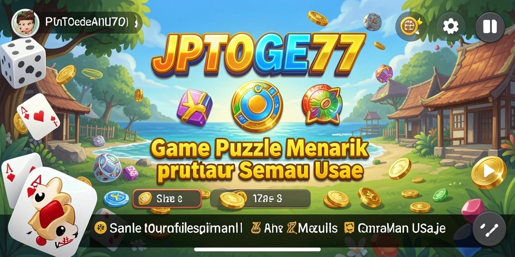 Tampilan gameplay menawan dari JPTOGEL77, penuh dengan tantangan puzzle.
