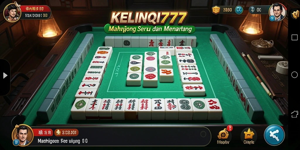 Gameplay Mahjong di KELINCI777 yang menantang dan seru.
