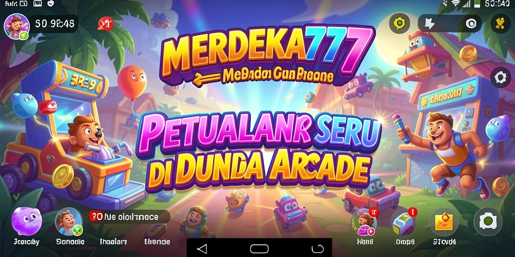 Tampilan gameplay seru dan menantang dari MERDEKA777.