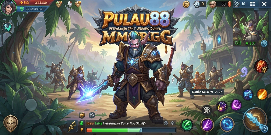 Tampilan gameplay PULAU88 yang menakjubkan dan interaktif.