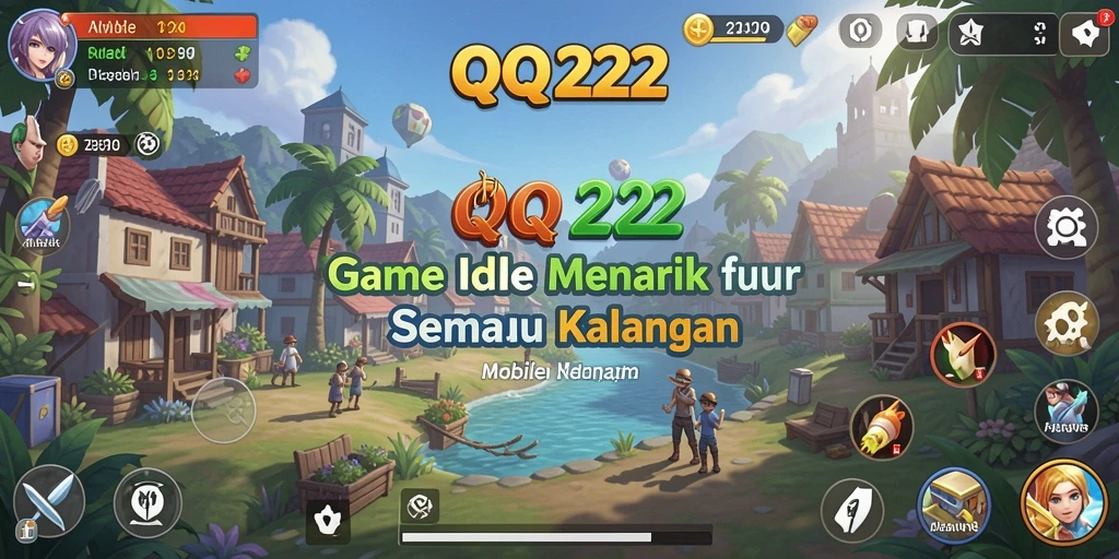 Screenshot QQ222 menampilkan gameplay Idle yang seru dan interaktif.