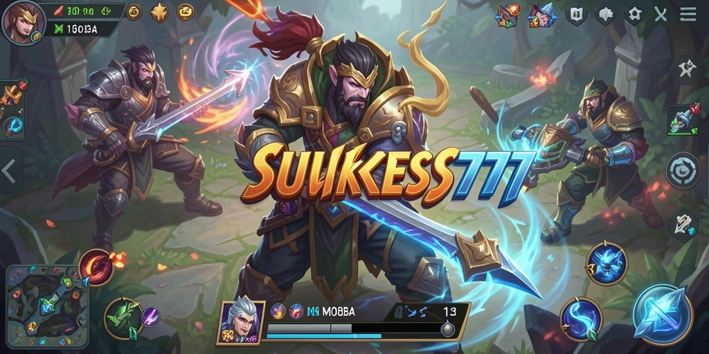 Gameplay MOBA seru di SUKSES777 dengan aksi tim yang mendebarkan.