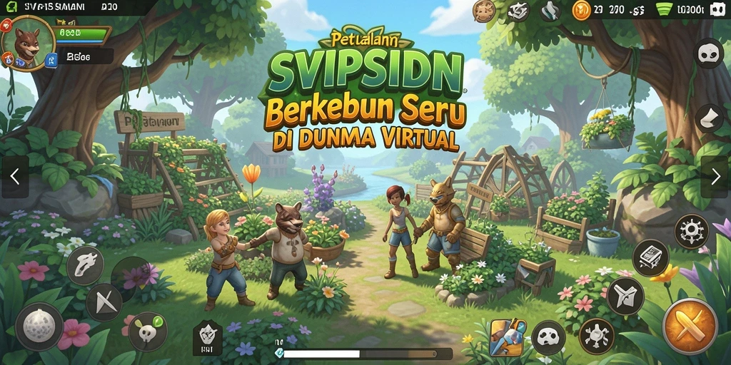 Tampilan gameplay <strong>SVIPSIDN</strong> di dunia pertanian yang menarik.