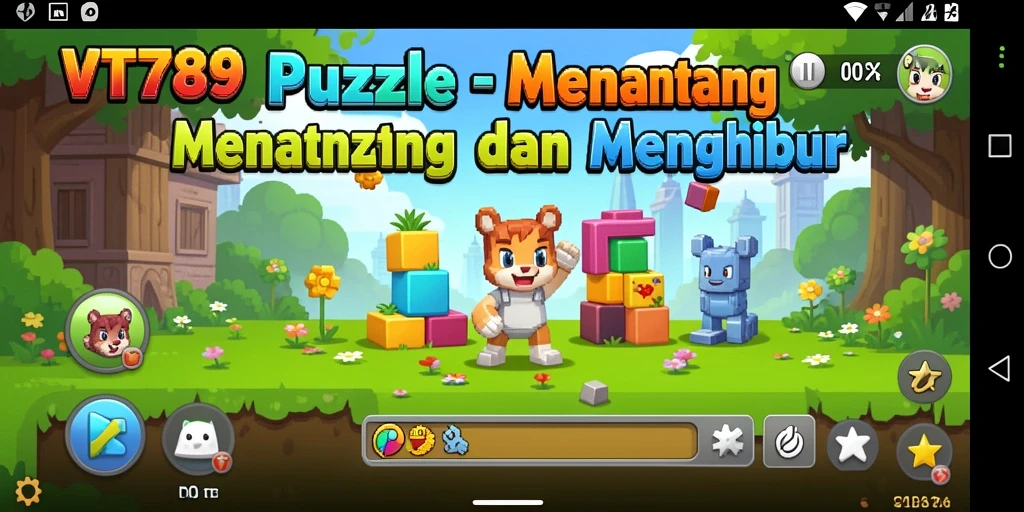 Tampilan gameplay VT789 dengan teka-teki menarik yang menantang.