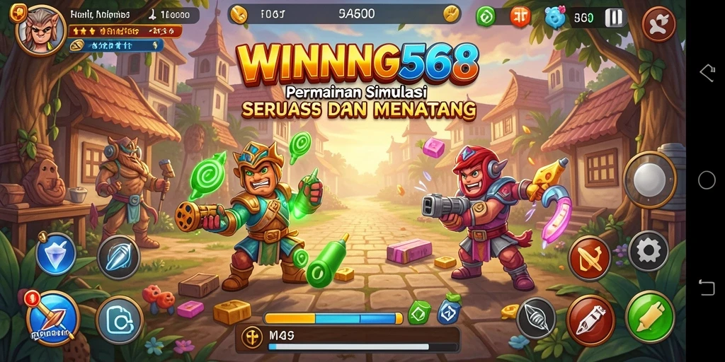Tangkapan layar menunjukkan aksi gameplay menarik dalam WINNING568.